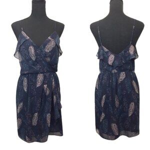 Anthropologie Greylin Feather Ruffle Dress